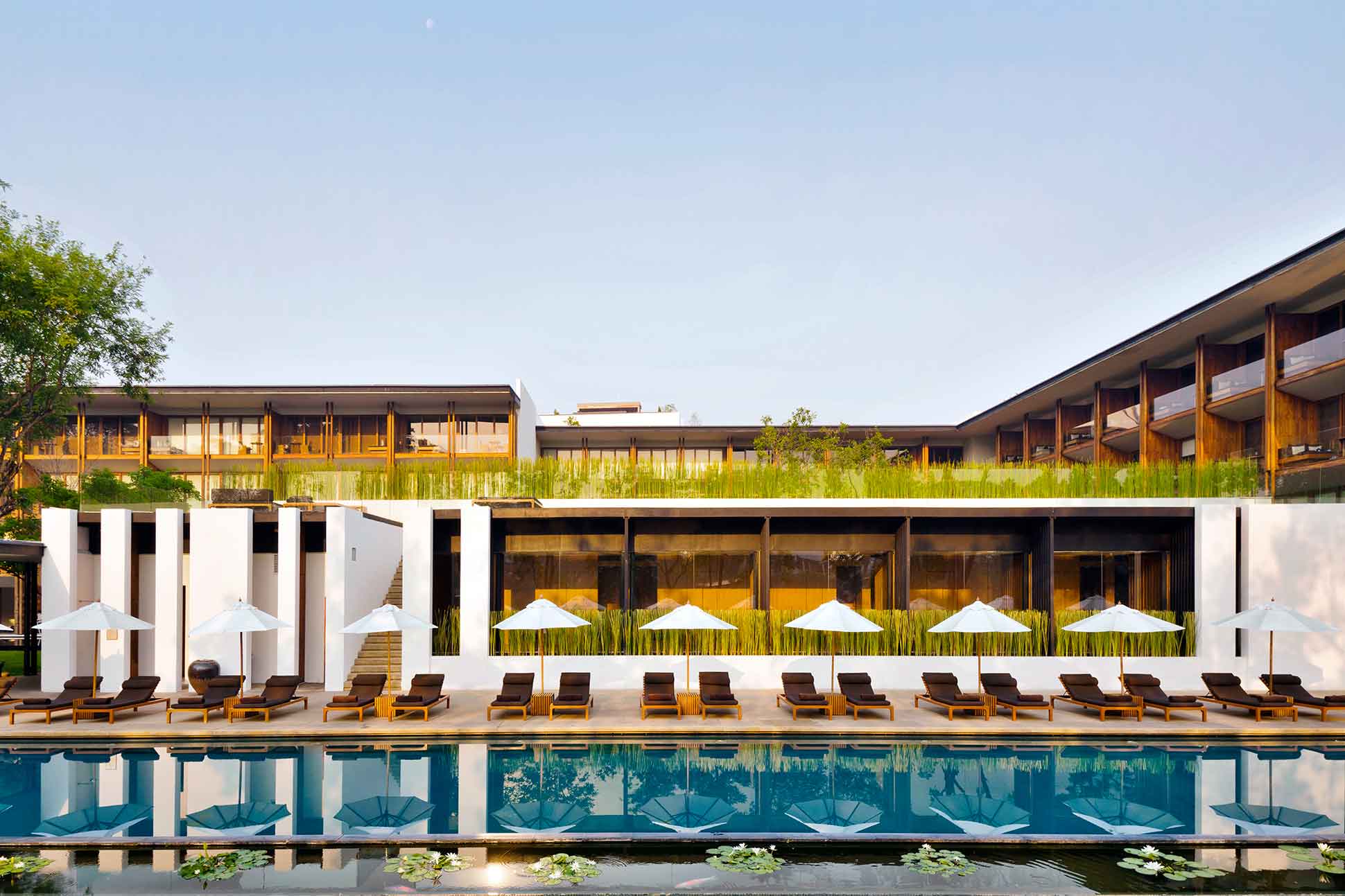 Pool at the Anantara Chiang Mai Resort, Chiang Mai, Thailand