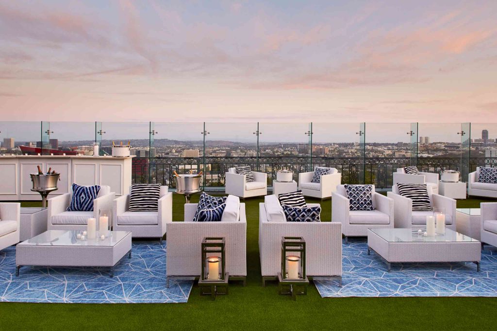 The London West Hollywood at Beverly Hills roof terrace