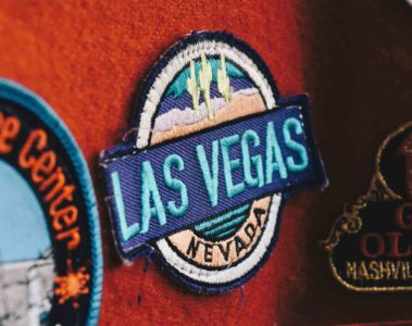 Embroidered patch of Las Vegas, Nevada, USA