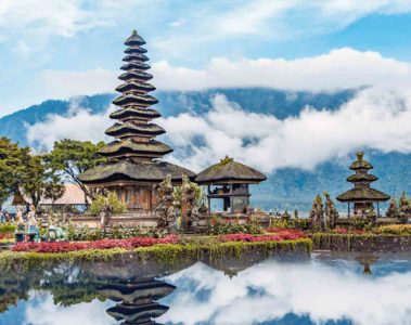 Pura Ulun Danu Bratan in Bali, Indonesia