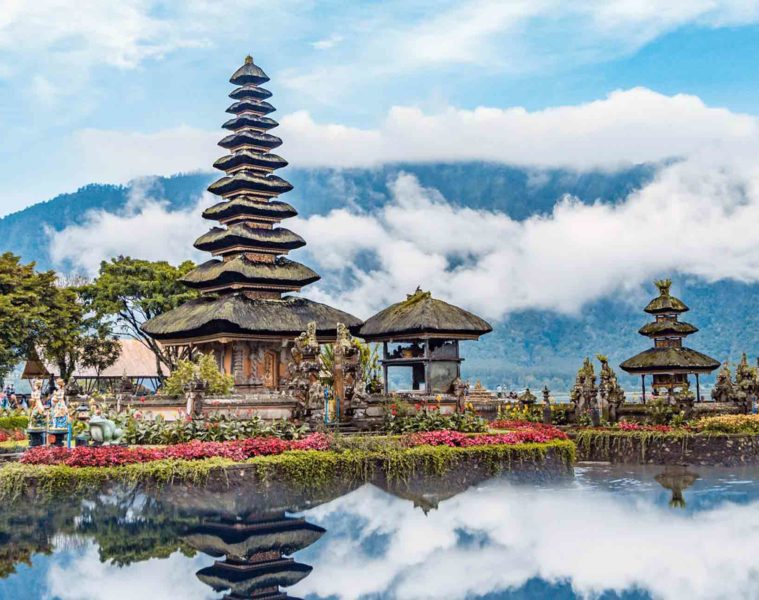 Pura Ulun Danu Bratan in Bali, Indonesia