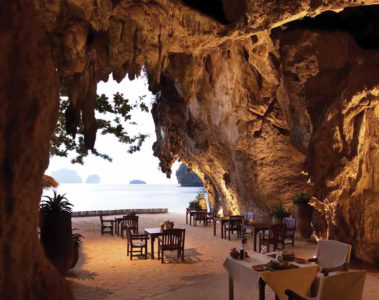 The Grotto at the Rayavadee resort, Krabi, Thailand