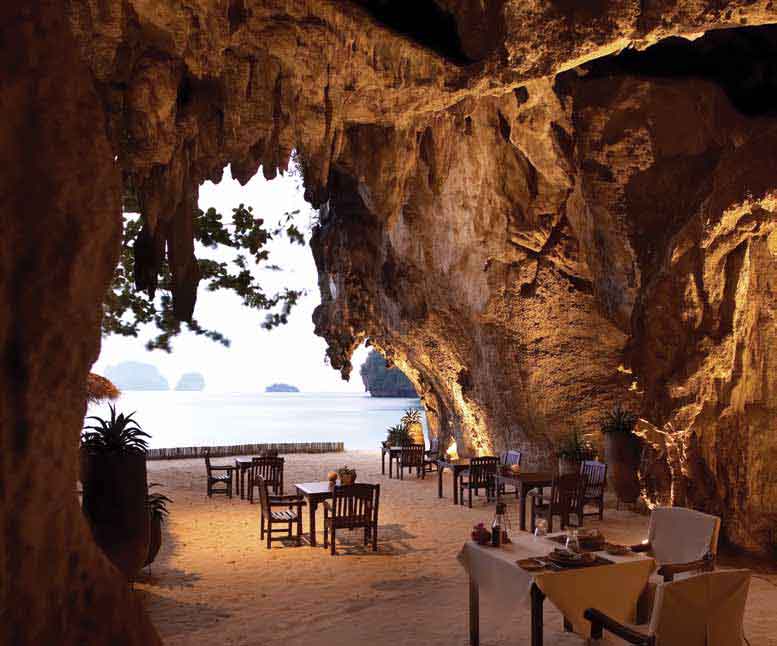 The Grotto at the Rayavadee resort, Krabi, Thailand