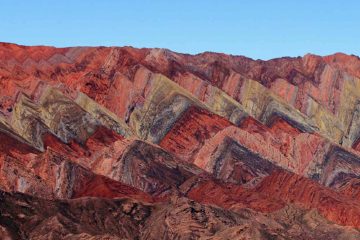 The red mountains of Jujuy, Argentina