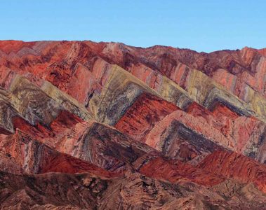 The red mountains of Jujuy, Argentina