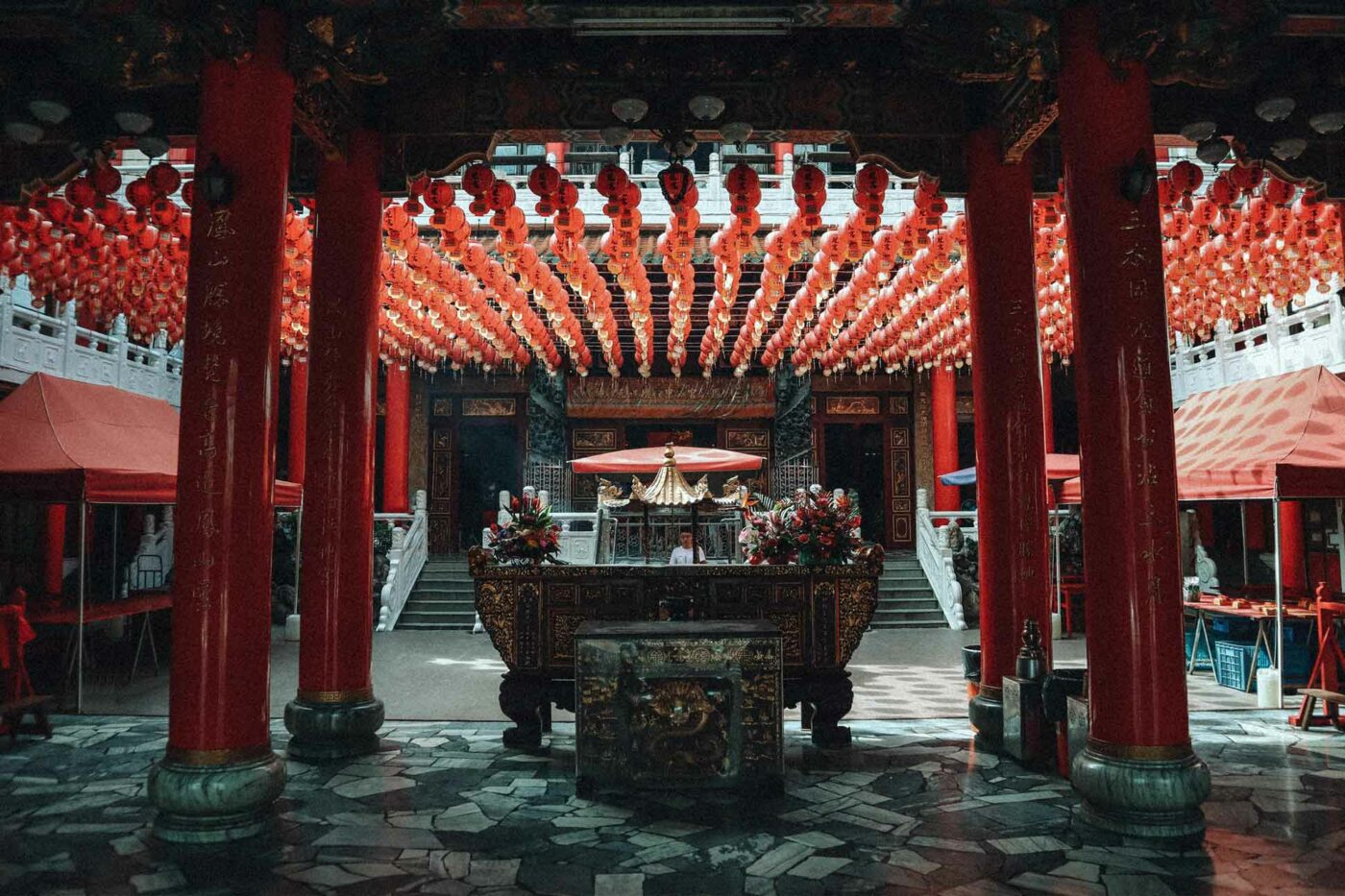 Taoist temple in Taipei, Taiwan