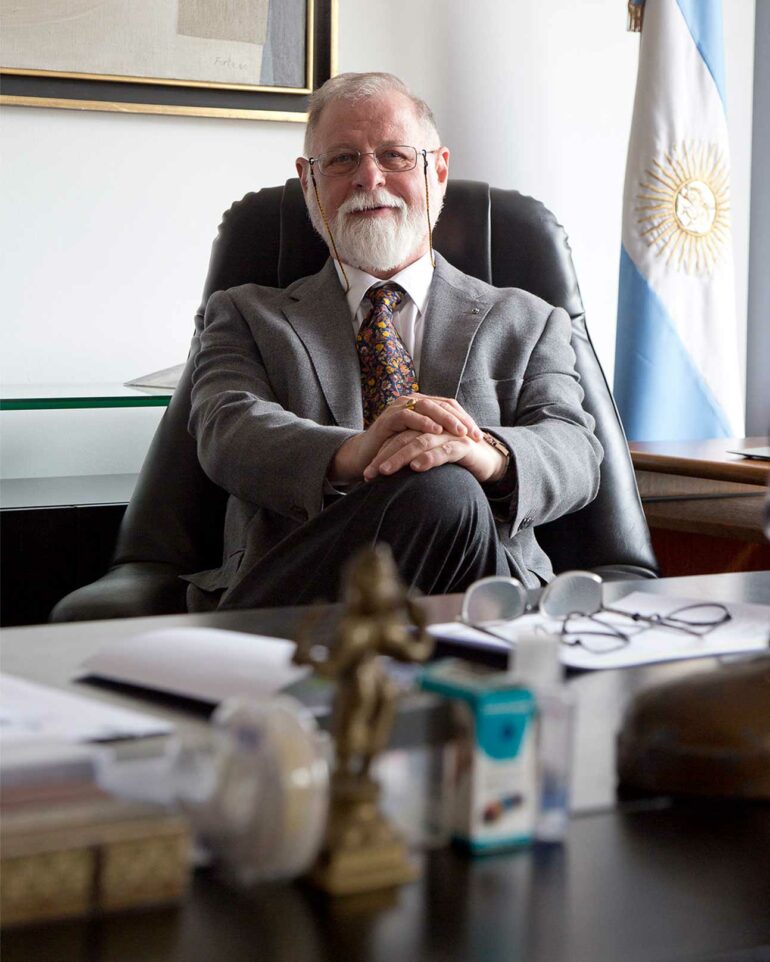 Portrait of Alberto Manguel, Buenos Aires, Argentina