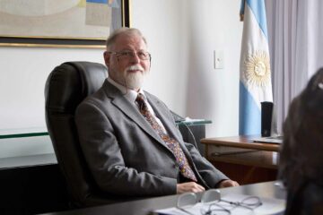 Portrait of Alberto Manguel, Buenos Aires, Argentina