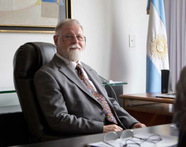 Portrait of Alberto Manguel, Buenos Aires, Argentina