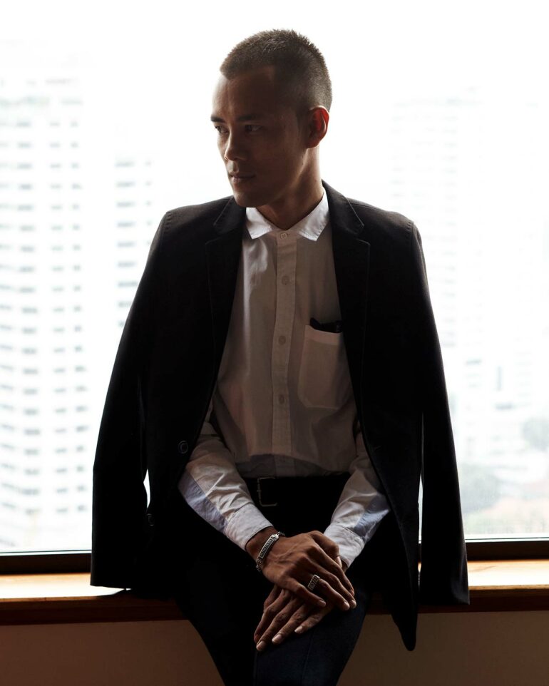 Portrait of Wisharawish Akarasantisook and Ston Tantraporn, Bangkok, Thailand