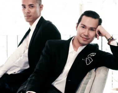 Portrait of Wisharawish Akarasantisook and Ston Tantraporn, Bangkok, Thailand