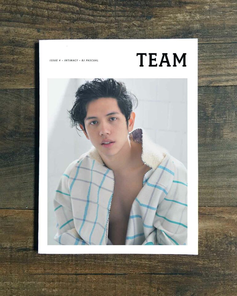 BJ Pascual on the cover of TEAM, Manila, The Philippines