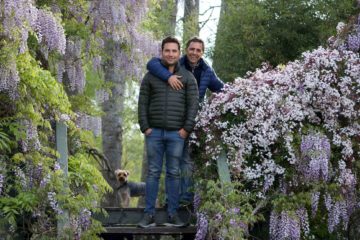 Portrait of Claudio Stamato and Andrés Felipe Durán, Isla El Descanso, Delta Tigre, Argentina