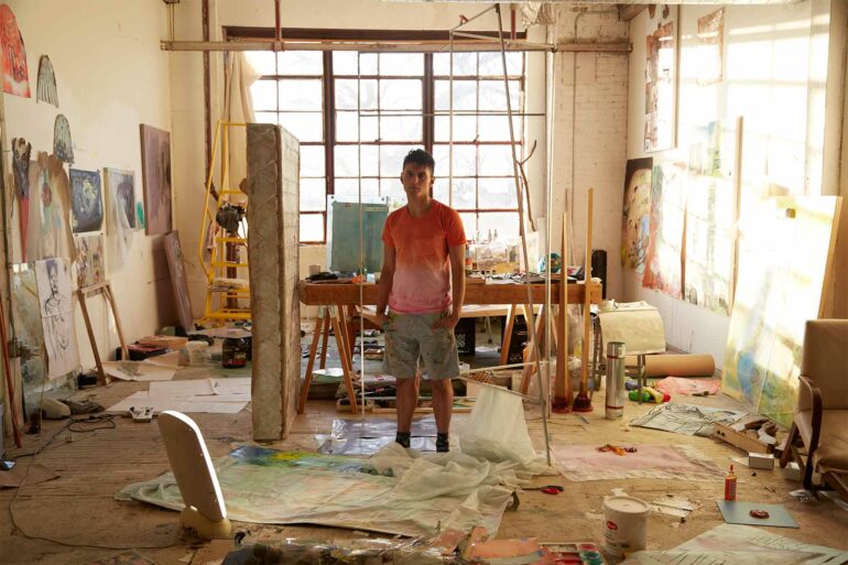 Portrait of Stevie Hanley, Chicago, Illinois, USA