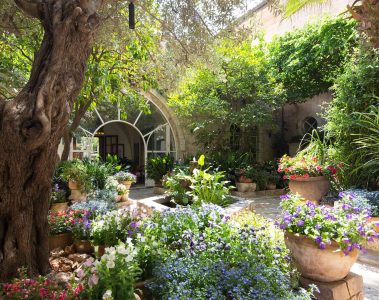 Courtyard at The American Colony Hotel, Jerusalem, Israel