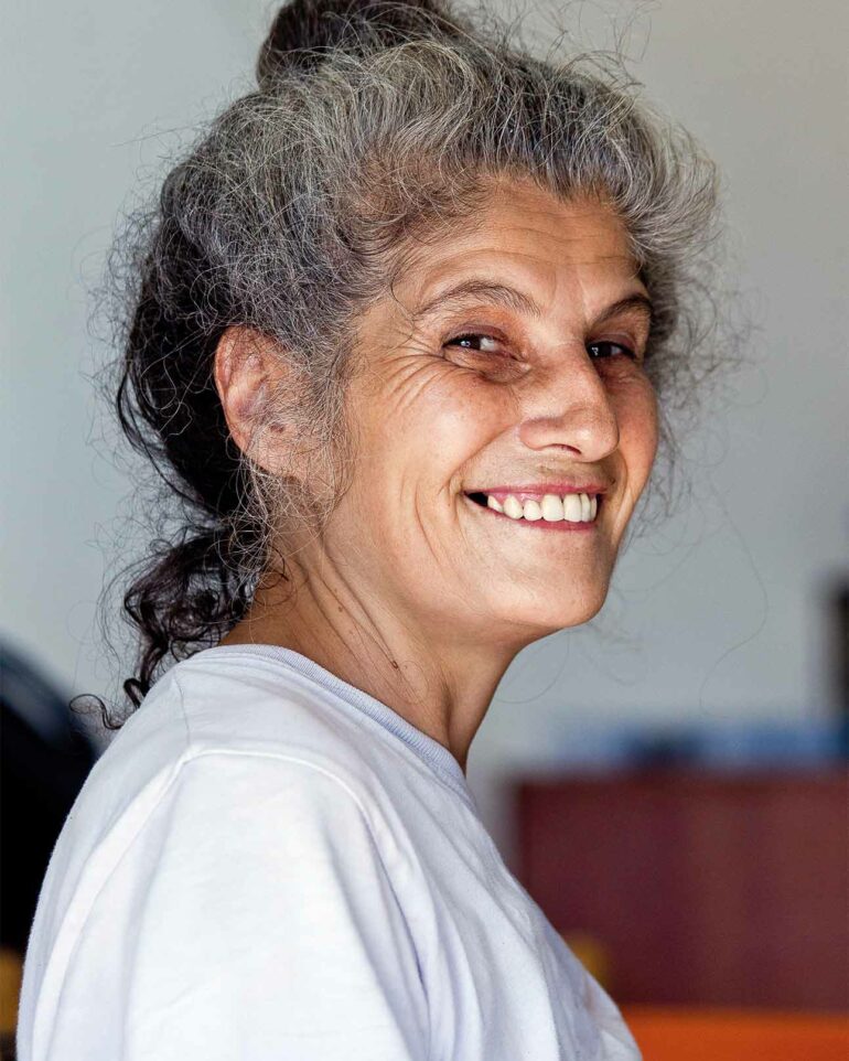 A local woman in Tel Aviv, Israel
