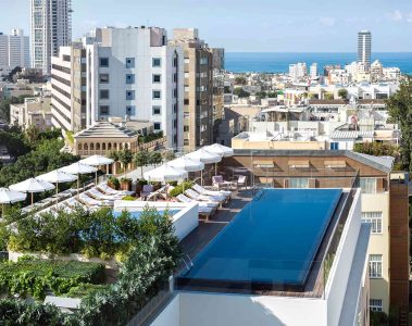 Rooftop pool at The Norman, Tel Aviv, Israel