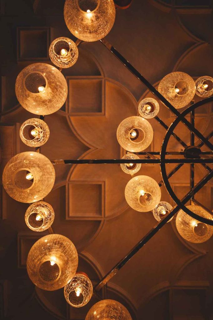 Detail lighting at Belmond Cadogan Hotel London