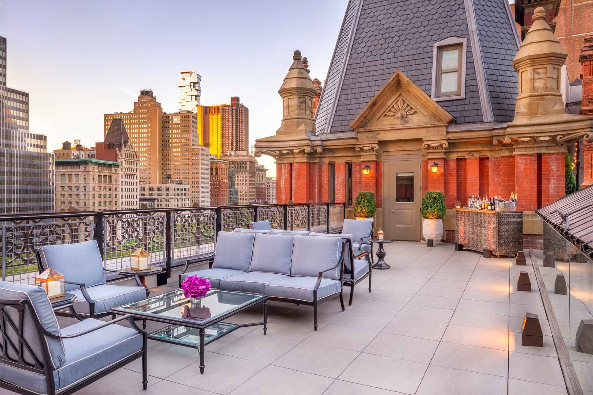 The Beekman penthouse terrace