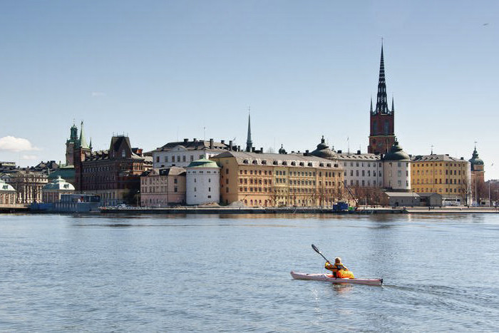 Kayaking in Stockholm, Sweden