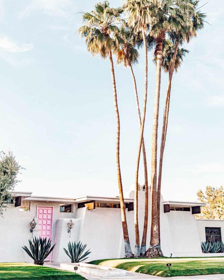 Desert modern, Palm Springs, California, USA