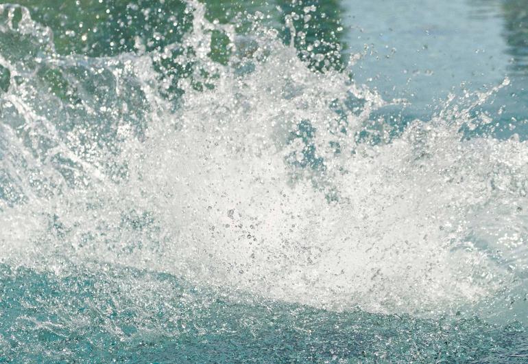 A bigger splash, Tuscany, Italy