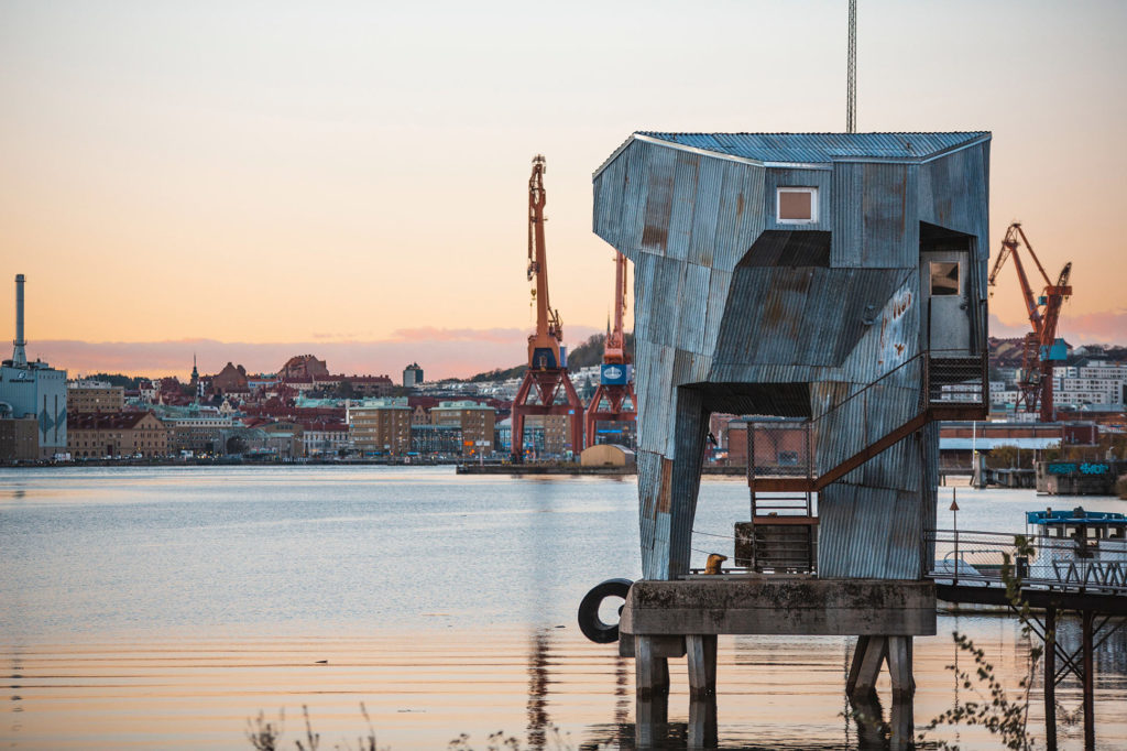 Sauna at Frihamnen, Gothenburg, Sweden