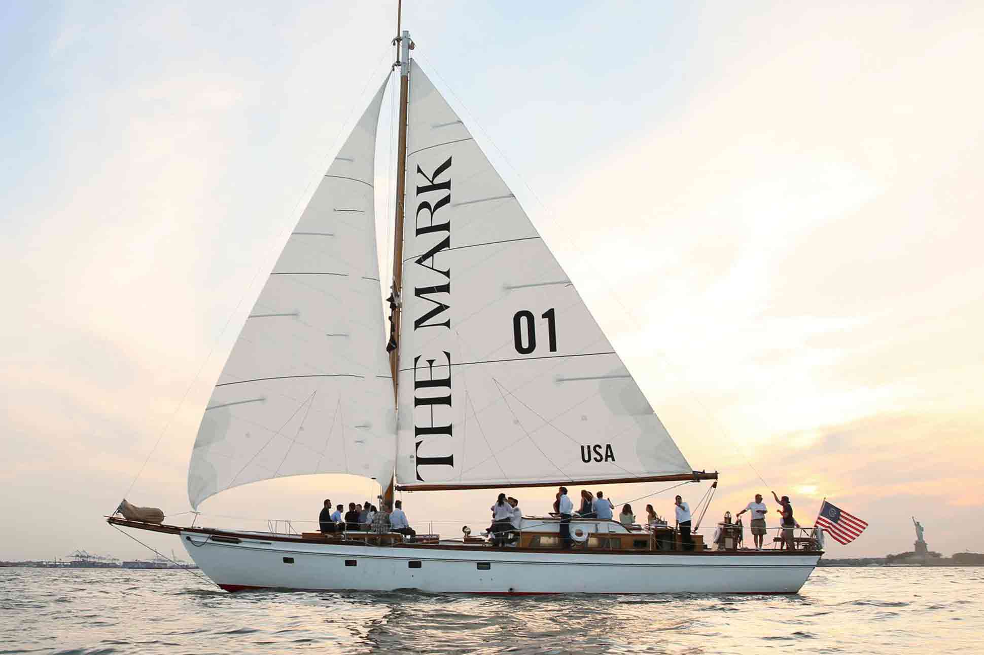The Mark sailing yacht, NYC, USA