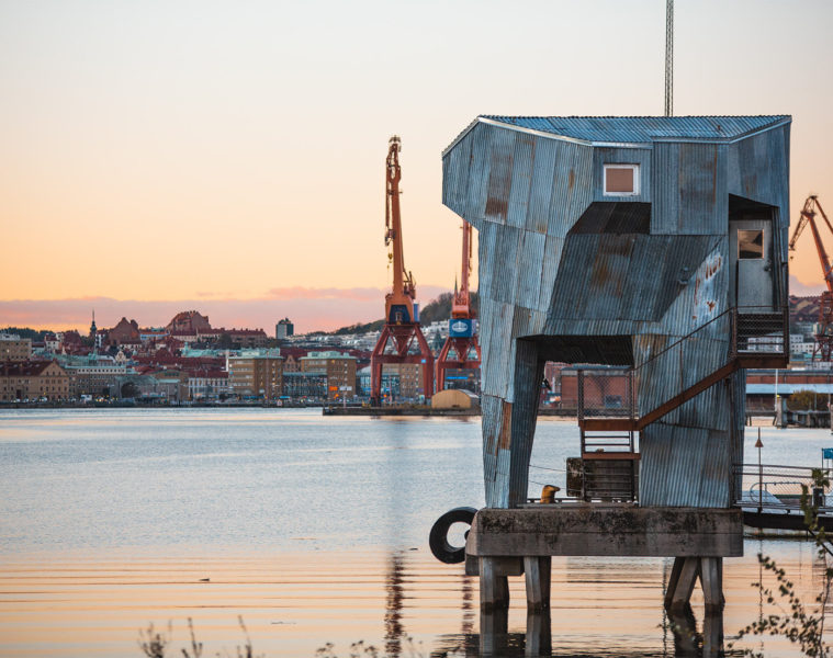 The sauna at Frihmanen in Gothenburg, Sweden