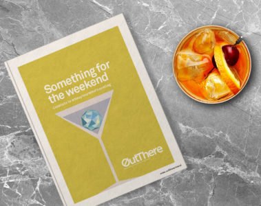 Something for the weekend cocktail book from OutThere