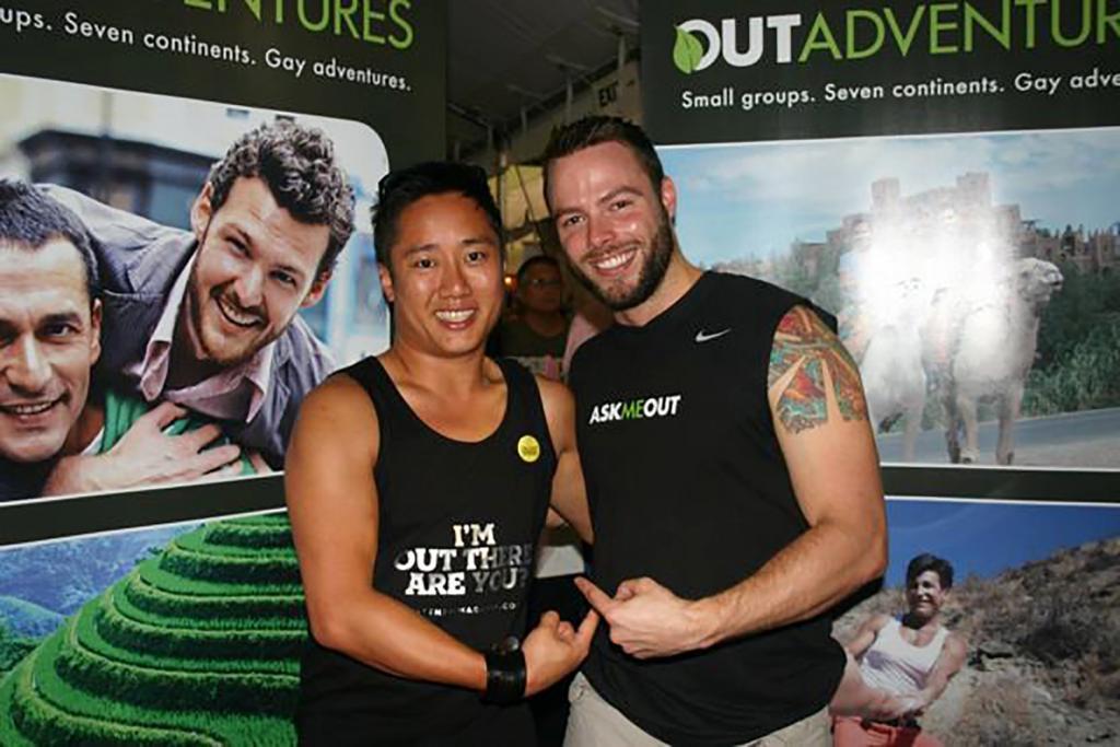 Robert Sharp, founder Out Adventures and Uwern Jong, our Editor-in-Chief in 2011