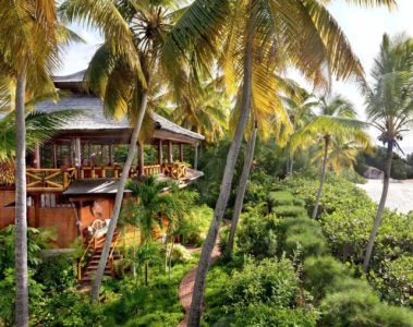 A view of Bali House at Valley Trunk Estate in the British Virgin Islands. Courtesy of Valley Trunk Estate