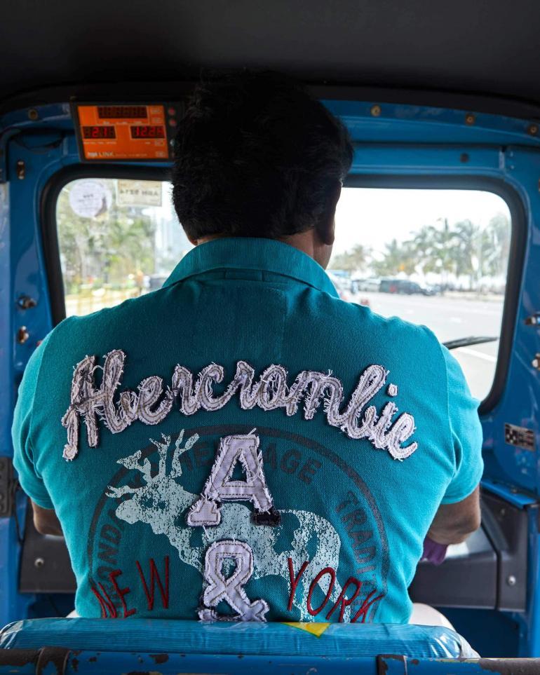 Tuk tuk driver in Colombo, Sri Lanka