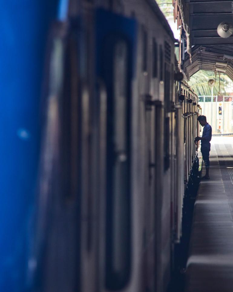 The old train station in Colombo, Sri Lanka