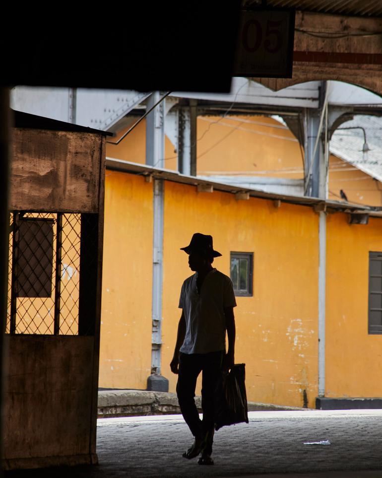 The old train station in Colombo, Sri Lanka