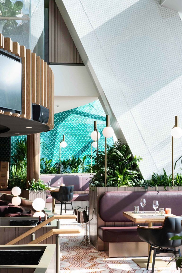 Celebrity Edge cruise ship in the Mediterranean Sea