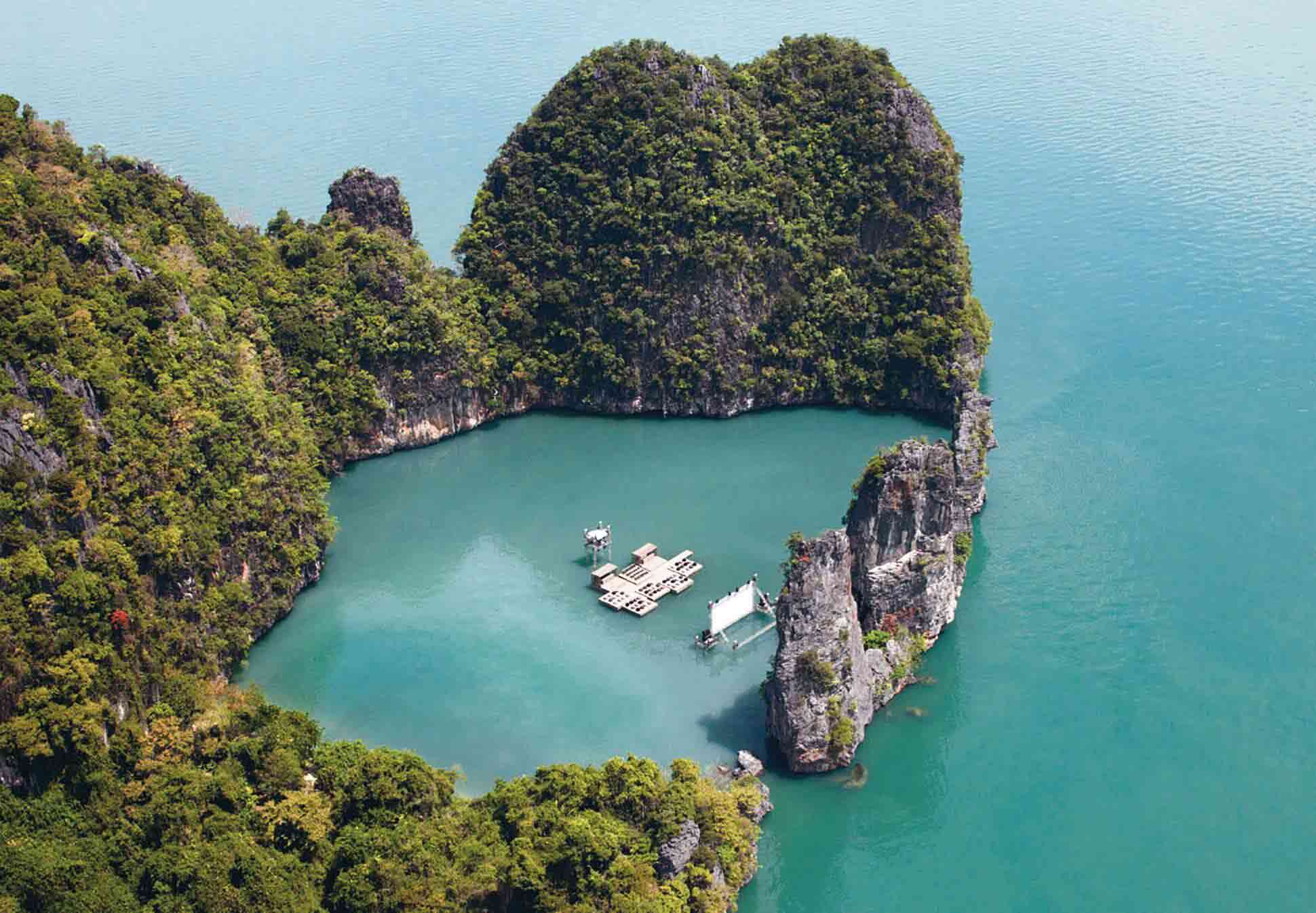 Büro Ole Scheeren launches the Archipelago Cinema in Koh Yao Noi, Thailand