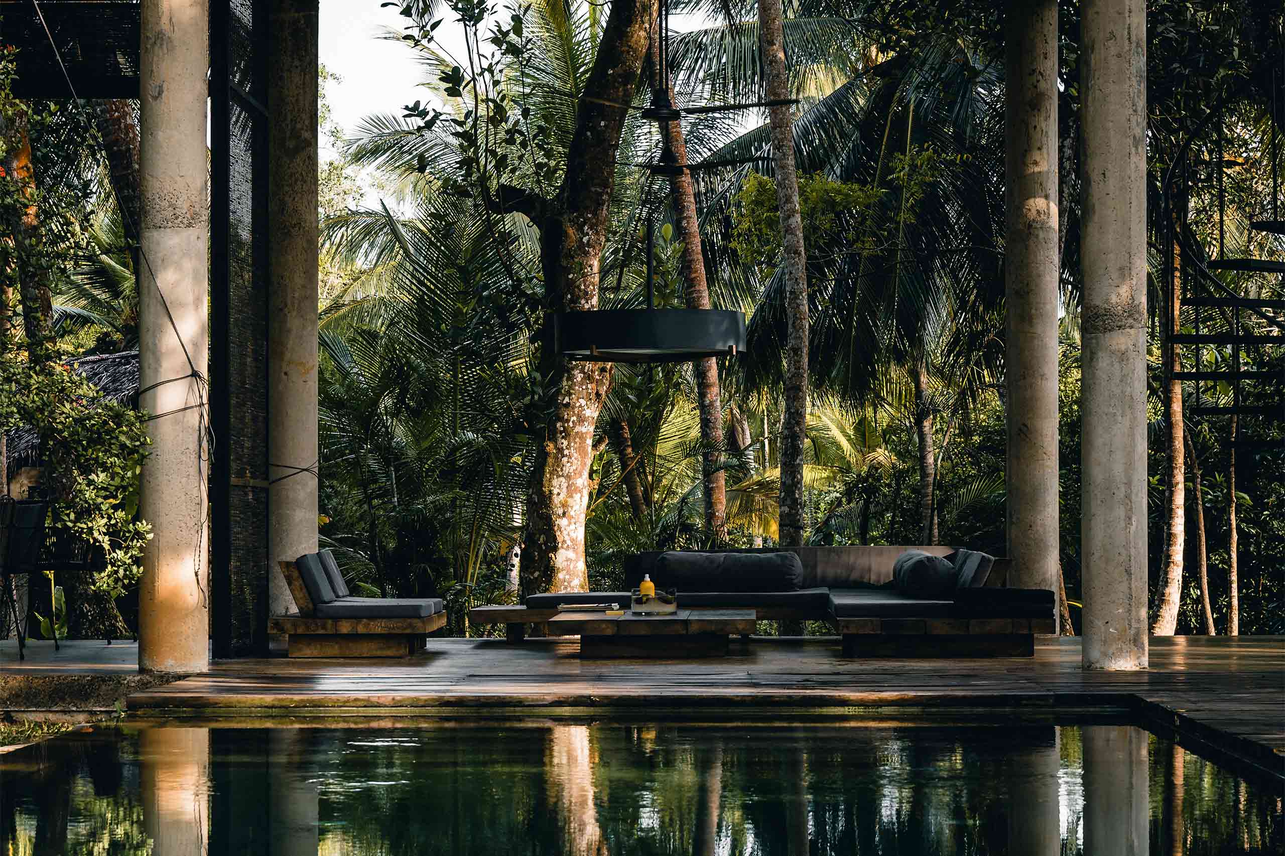 Outdoor pool at Kaju Green, Galle, Sri Lanka