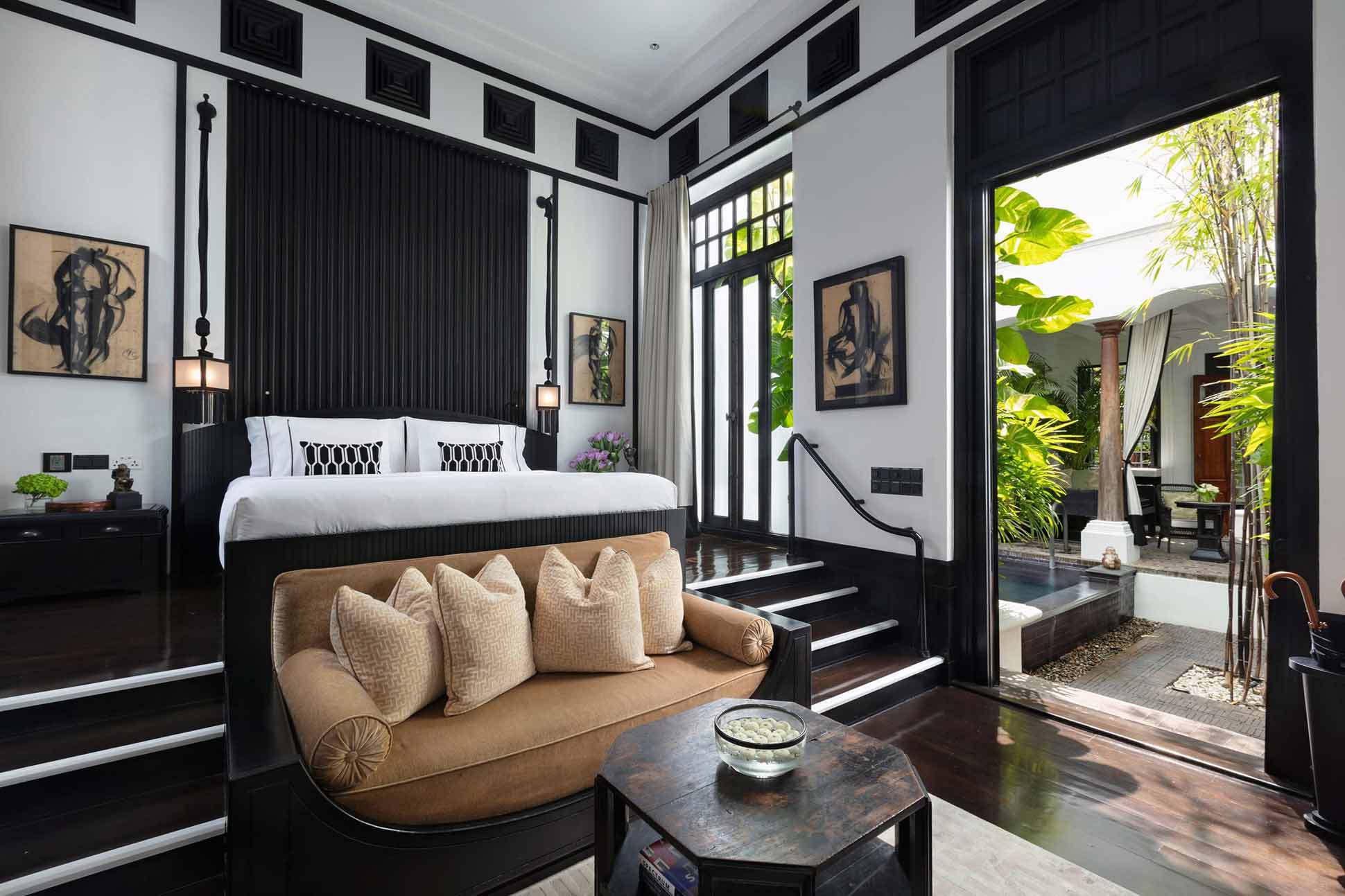 Bedroom at The Siam, Bangkok, Thailand