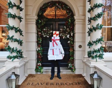 The entrance at Beaverbrook Hotel & Spa, Surrey, UK
