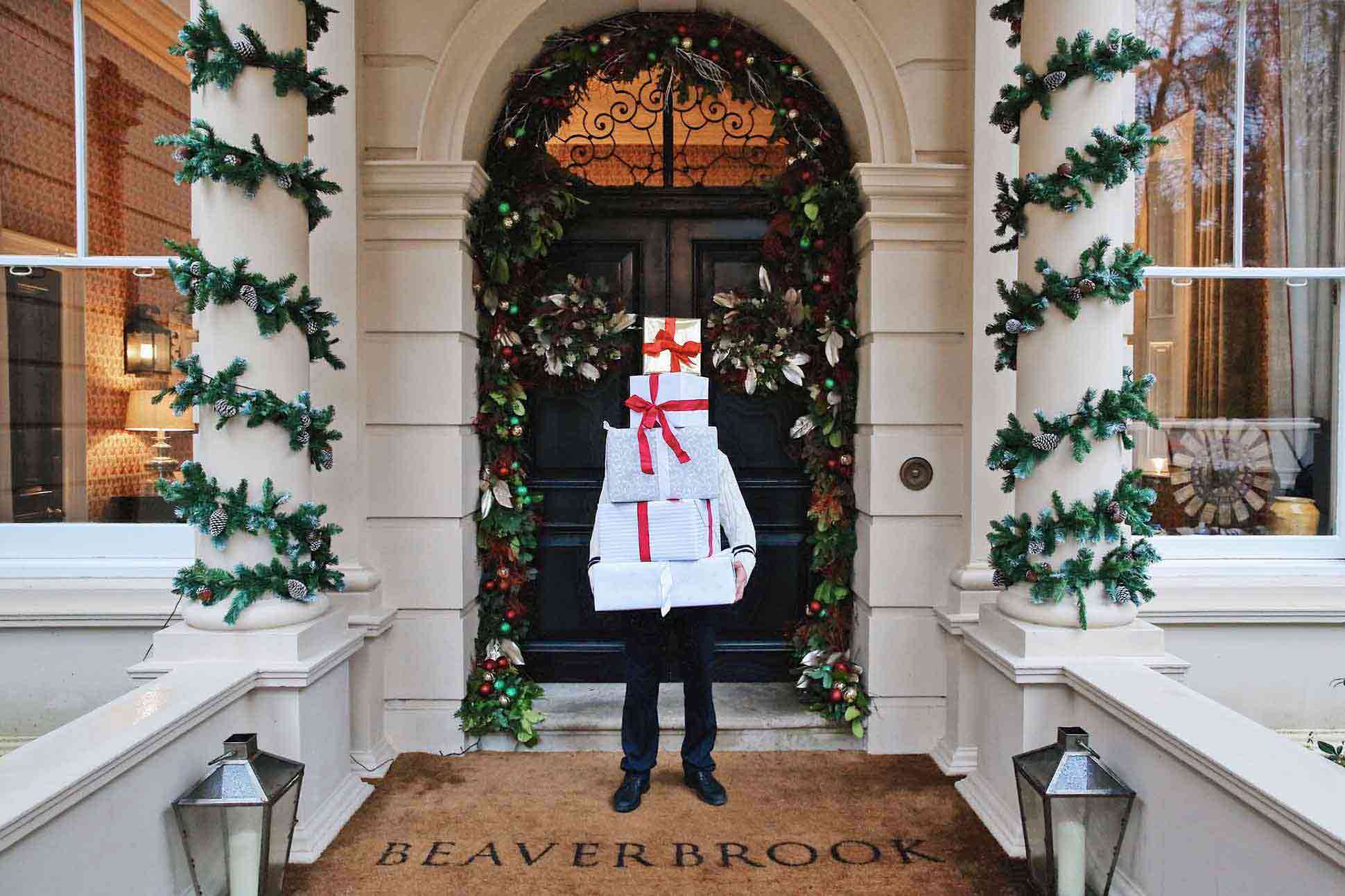 The entrance at Beaverbrook Hotel & Spa, Surrey, UK