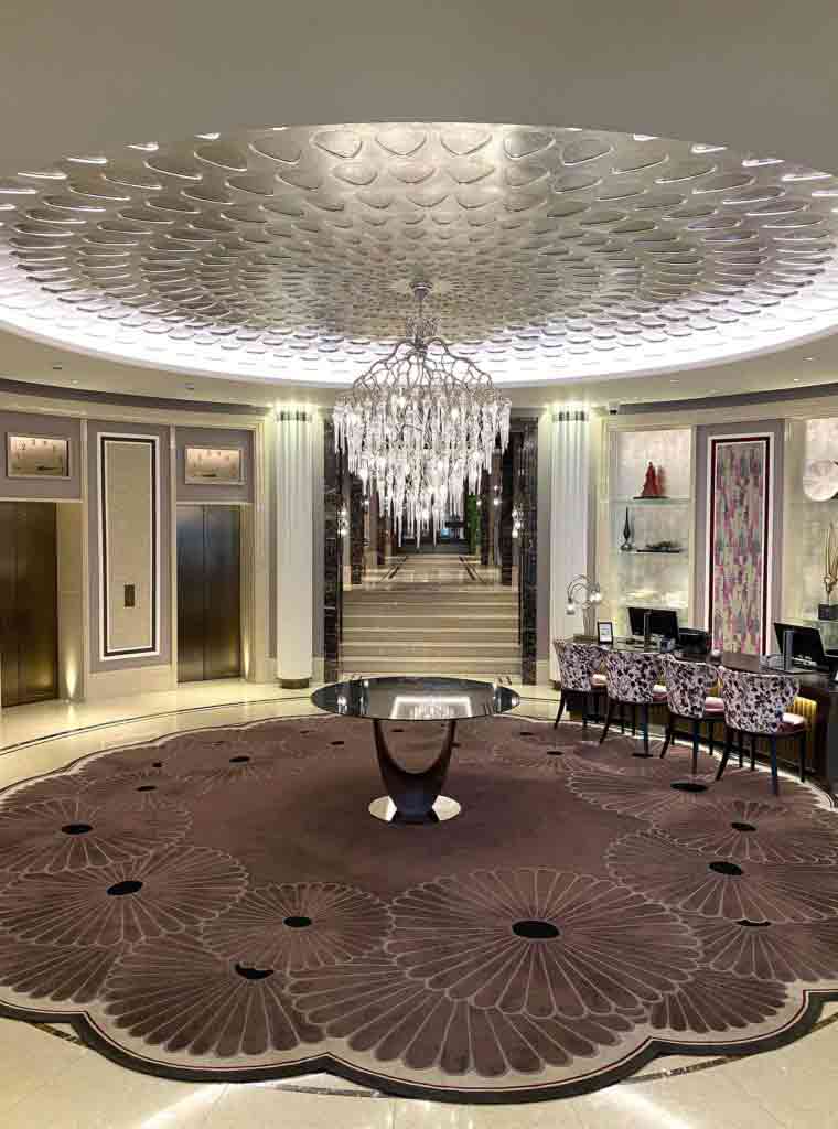 Lobby at the The Biltmore Mayfair, London a Hilton LXR hotels property