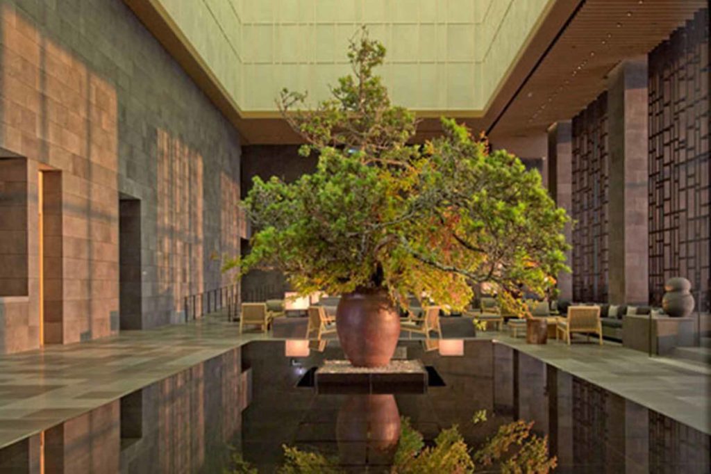 Lobby at Aman Tokyo