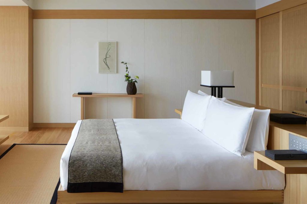 Bedroom at Aman Tokyo