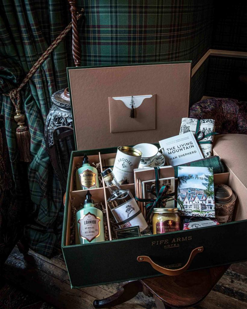 The Victoriana Hamper, available from the online shop of The Fife Arms, Braemar, Scotland