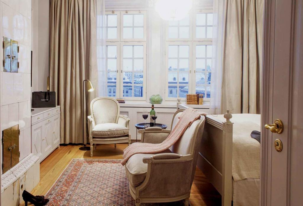 Bedroom at Hotel Kungstradgarden Stockholm