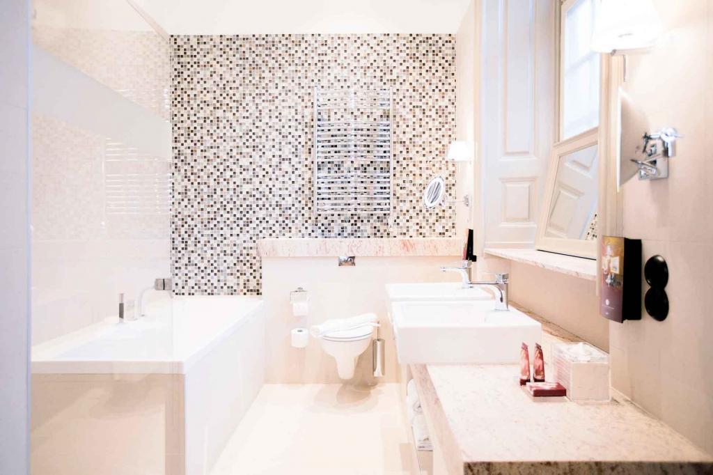 Bathroom at Hotel Kungstradgarden Stockholm