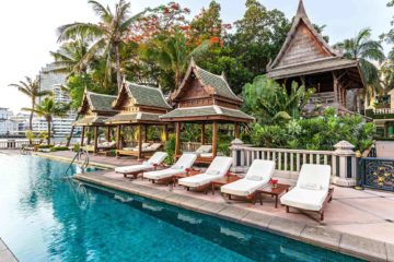 Poolside at The Peninsula Bangkok