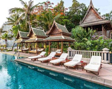 Poolside at The Peninsula Bangkok