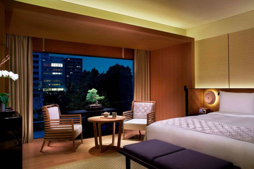 bedroom at The Ritz-Carlton Kyoto